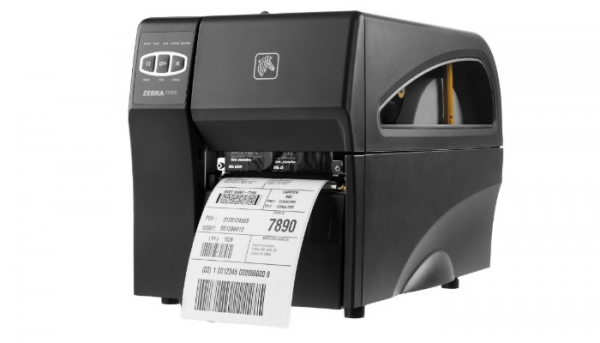 ZT200 Series Printer Printing a Barcode